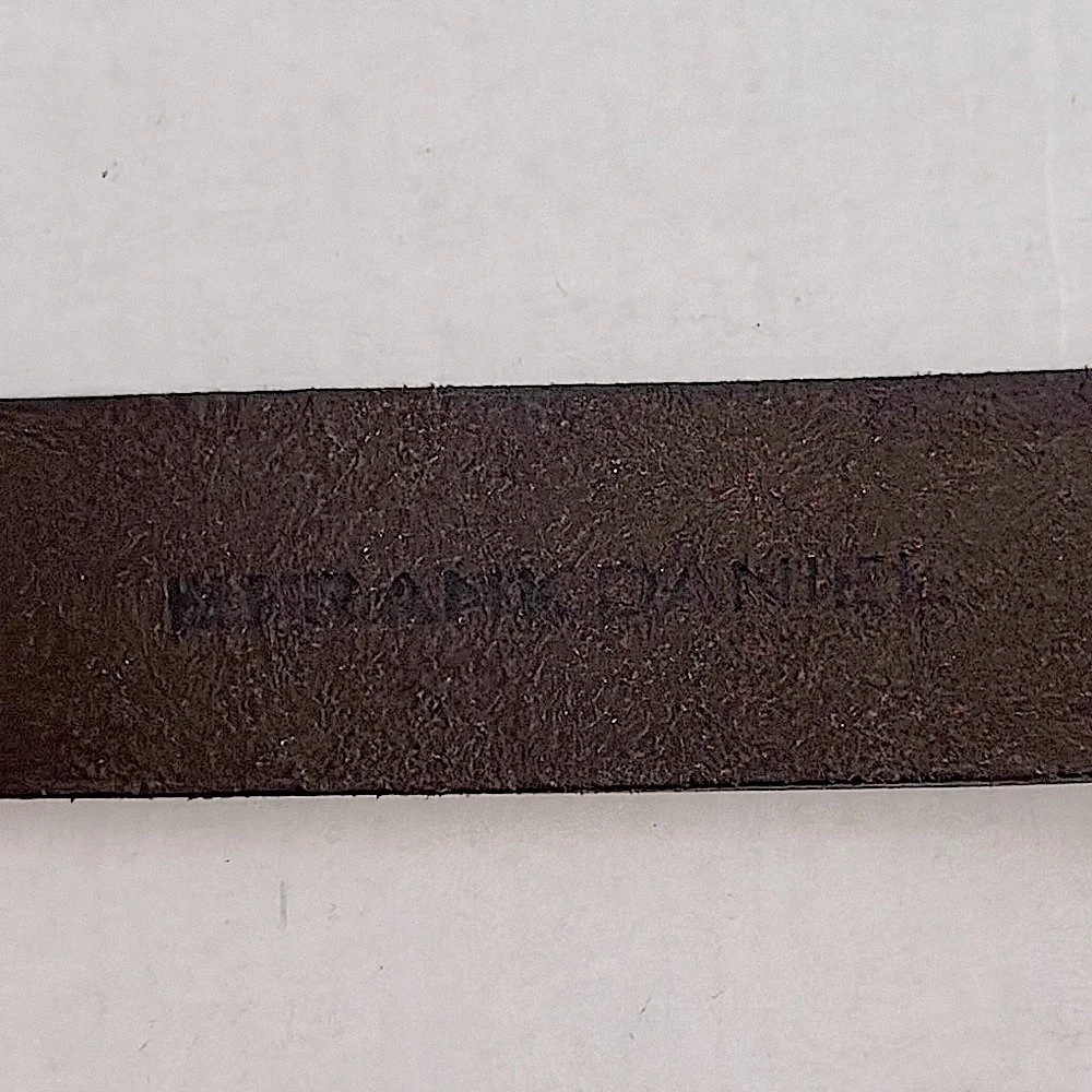 Frank Daniel VINTAGE Brown Leather Belt size 38